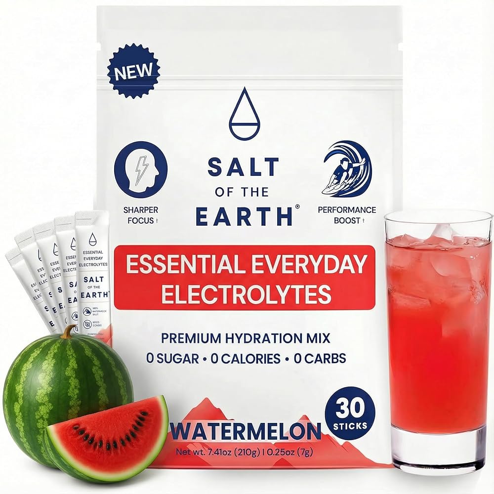 Salt of the Earth Premium Zero-Sugar Electrolyte - Made with Pink