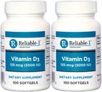 Reliable-1 Laboratories Vitamin D3 5000 IU - 200 Softgels