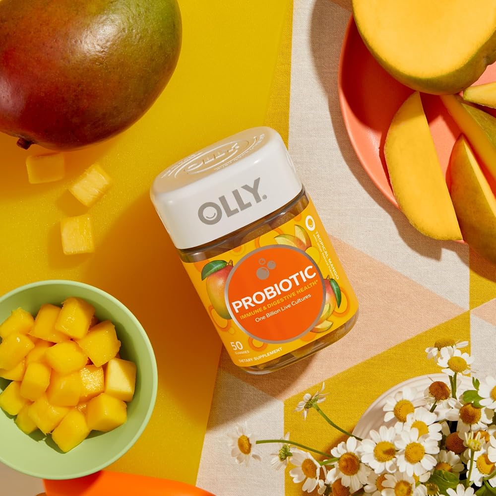 OLLY Probiotic Gummy Immune & Digestive Support Mango - 80 Count - image 4
