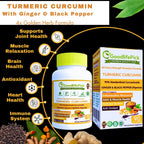 GoodlifePick Premium Turmeric Curcumin Capsules with Ginger & Black