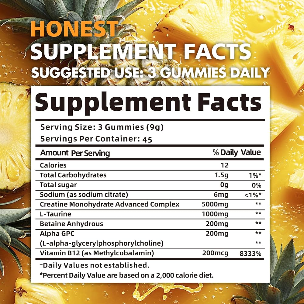 BEAST BITES Nutrition Creatine Monohydrate Gummies - 135 Count - image 5