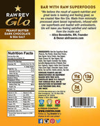 Raw Rev Glo Peanut Butter Dark Chocolate Sea Salt Vegan Protein Bars - 36 Count - image 3