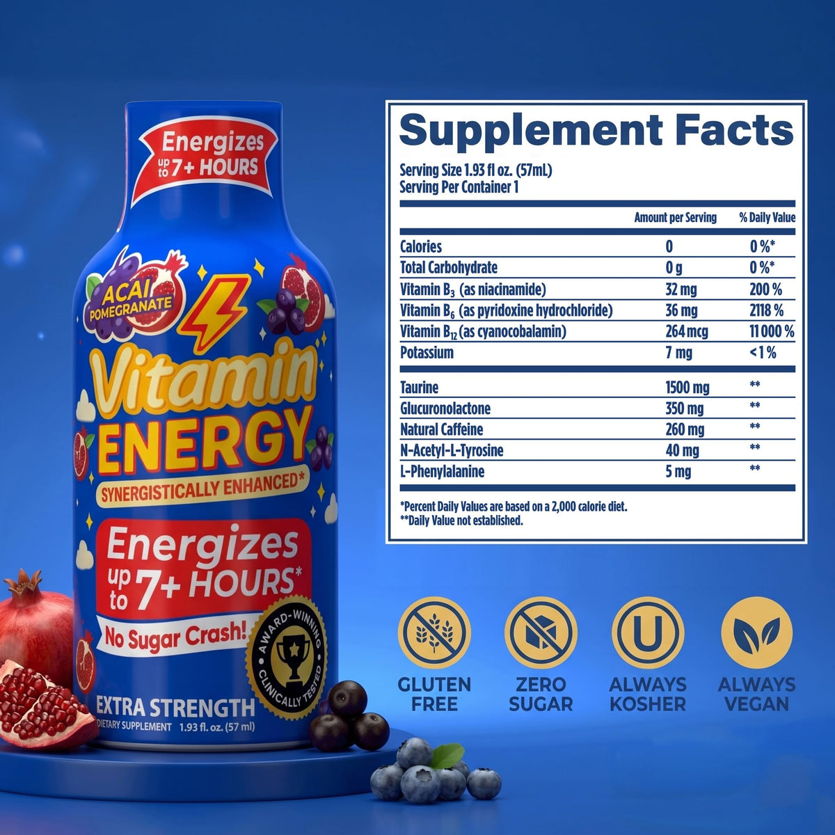 Vitamin Energy Extra Strength Energy Shot