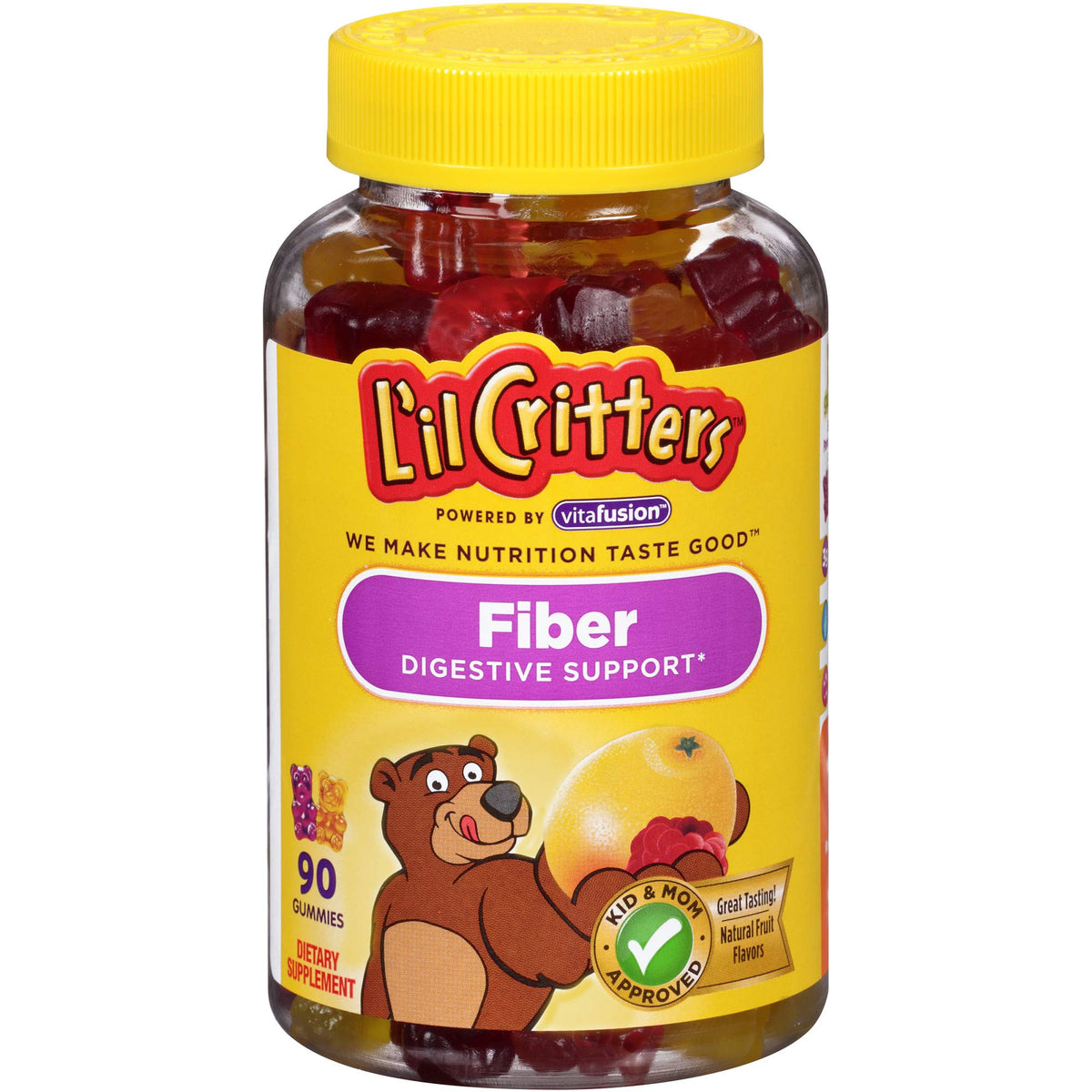 Lil Critters Fiber Gummy Bears - 90 Count