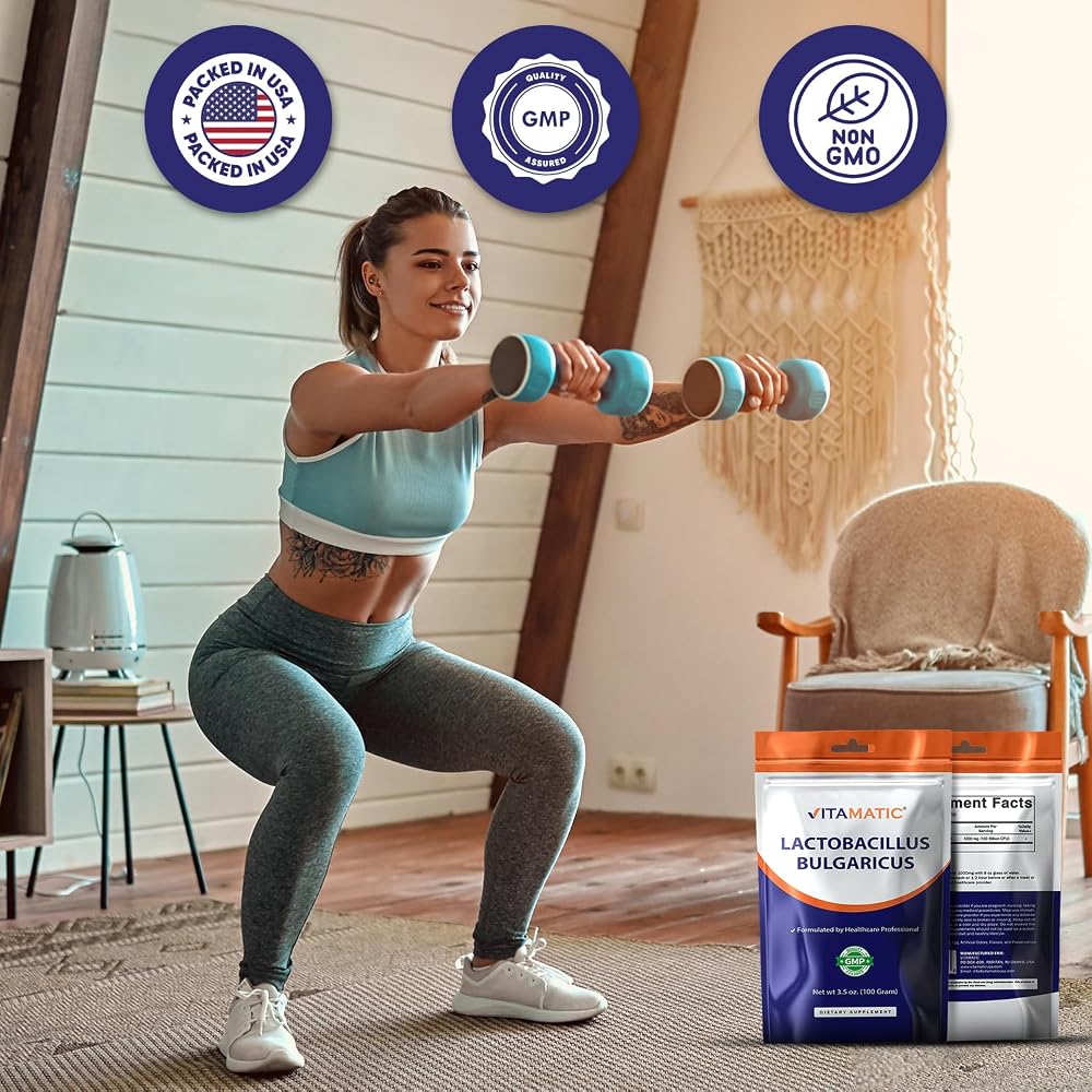 Vitamatic Lactobacillus Bulgaricus Probiotic Powder - 100 Servings - image 7