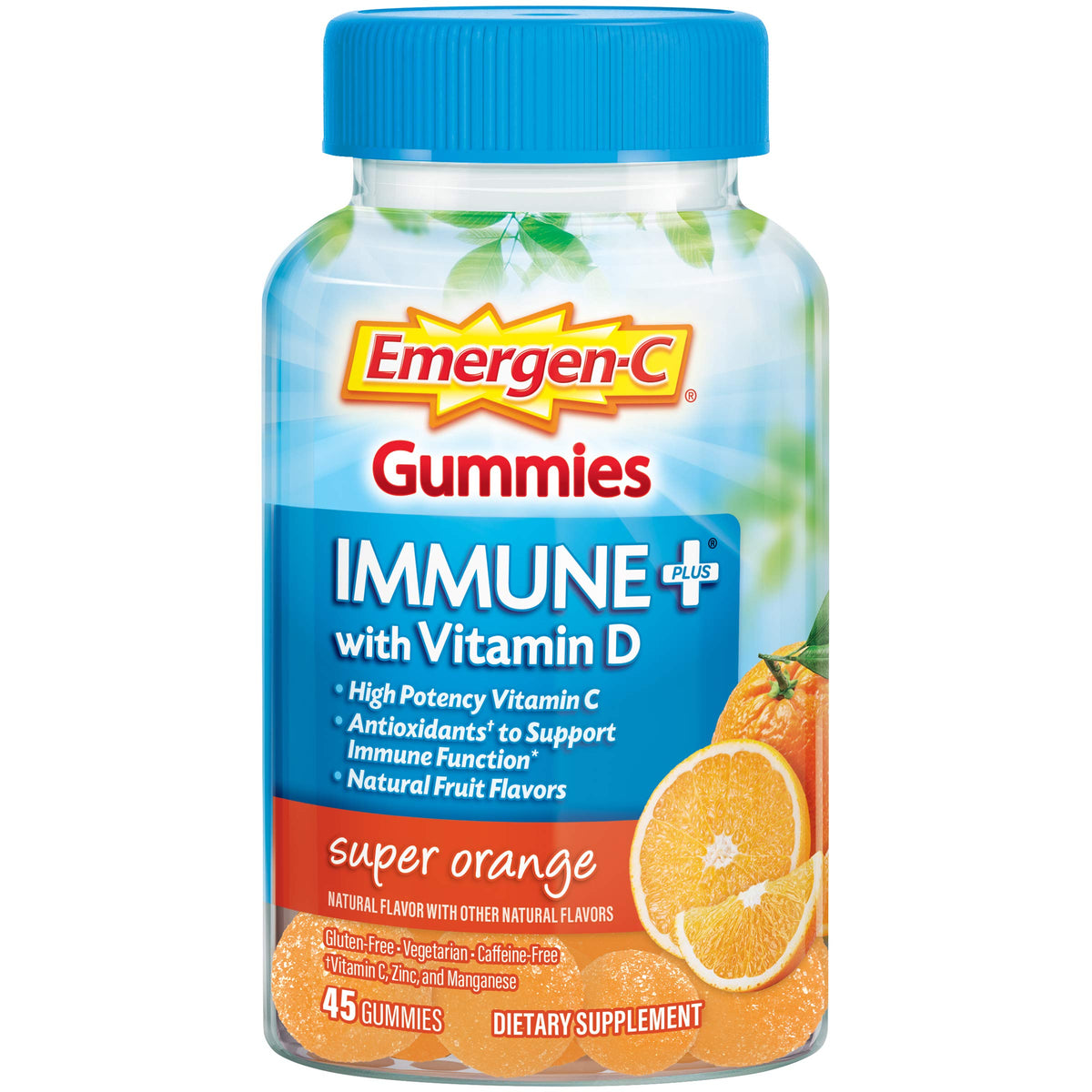 Emergen-C Immune+ Immune Support Gummies with Vitamin D - 45 Count - image 2