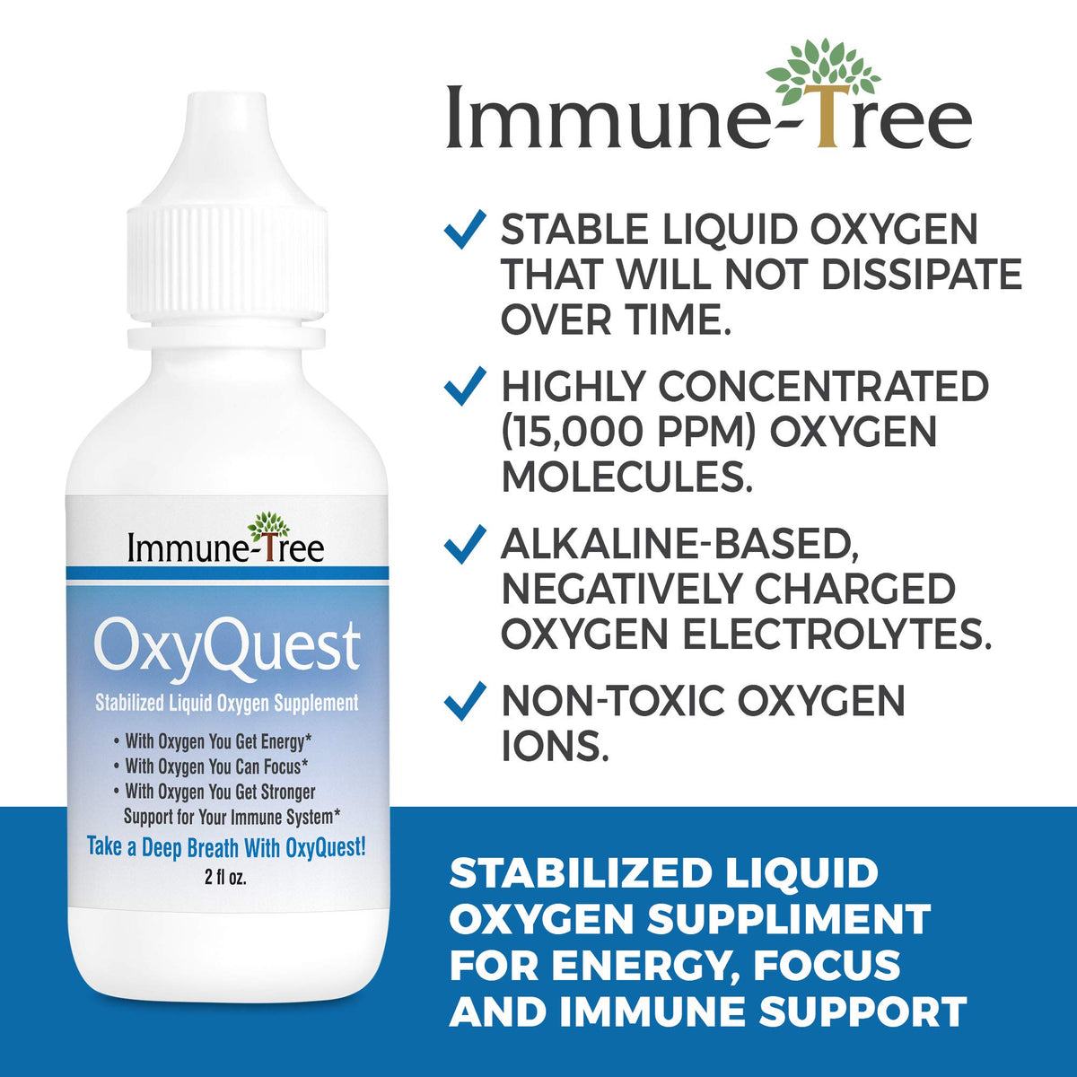 Immune-Tree Oxyquest Liquid Oxygen Mineral Drops - 2 fl oz - image 2