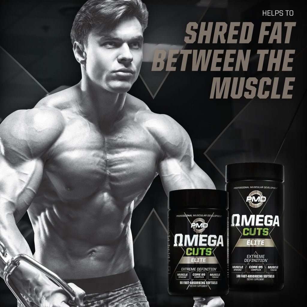 PMD Sports Omega Cuts Elite CLA Fat Loss Formula - 180 Softgels - image 3