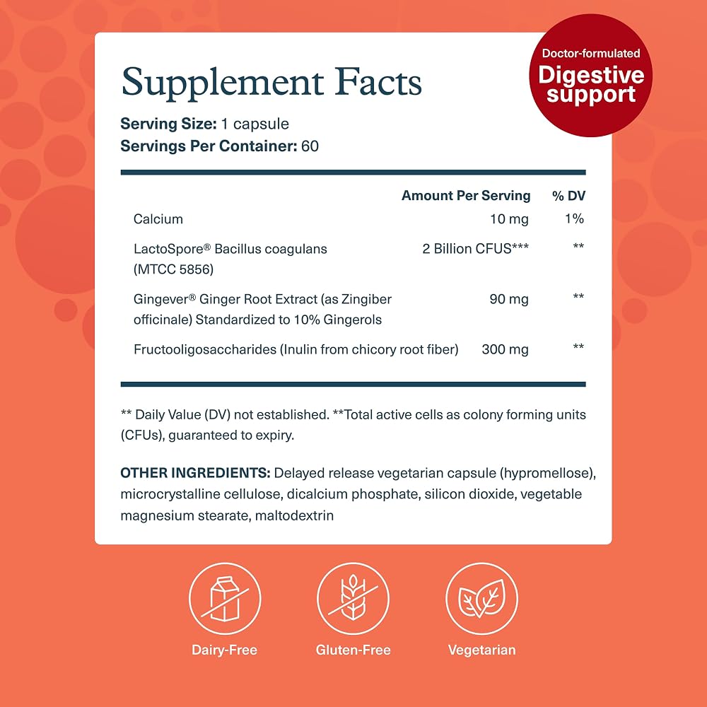 Youtheory 2X Action Probiotic GLP-1 Support - 60 Vegetarian Capsules - image 2