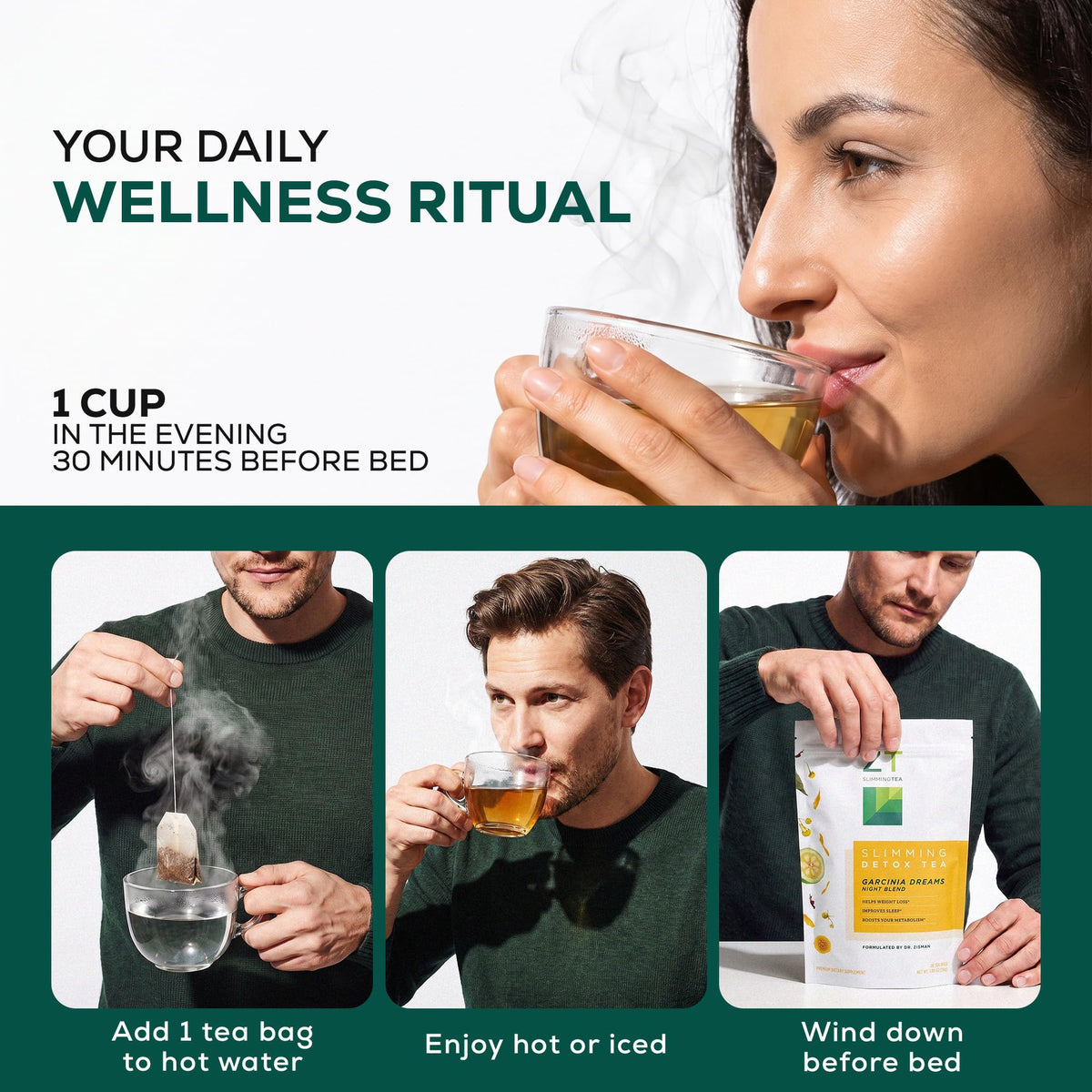 Dr. Zisman ZT Slimming - Healthy Weight Management Organic Herbal Tea