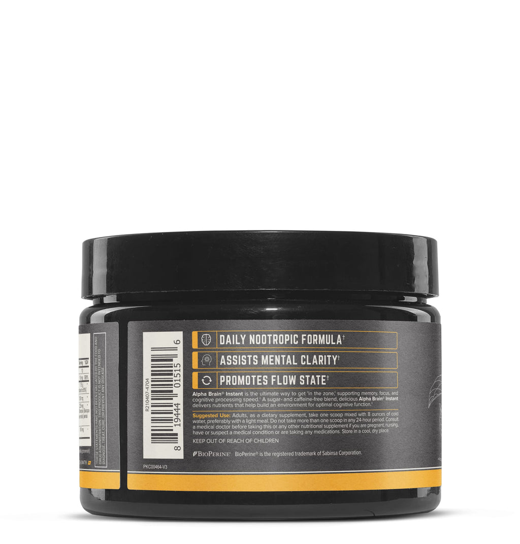 Onnit Alpha Brain Powder Peach - 3.8 oz - image 2