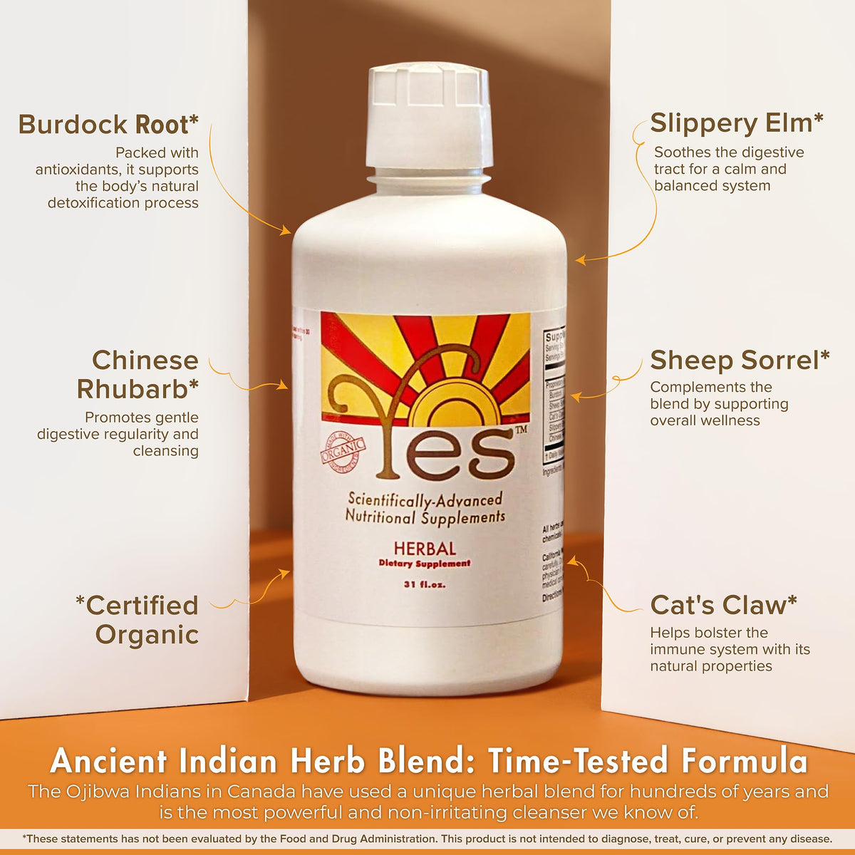 ULTIMATE EFAs YES Essiac Herb Formula Liquid Immune Support - 31 Fl Oz - image 5