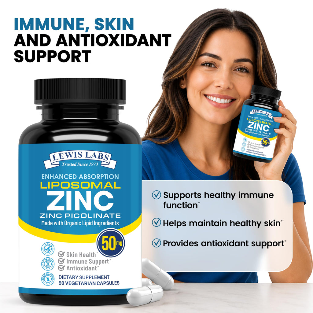 Lewis Labs Zinc Supplement 50mg