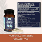 New Universe Food Organic Black Turmeric 350mg - 60 Capsules - image 2