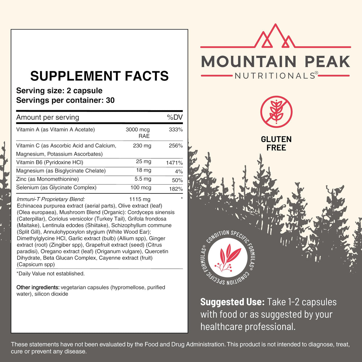 Mountain Peak Nutritionals Immuni - Immune System & Whole Body