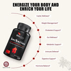 Biodora Berberine Advanced Plus 1200mg - 120 Vegetarian Capsules - image 4