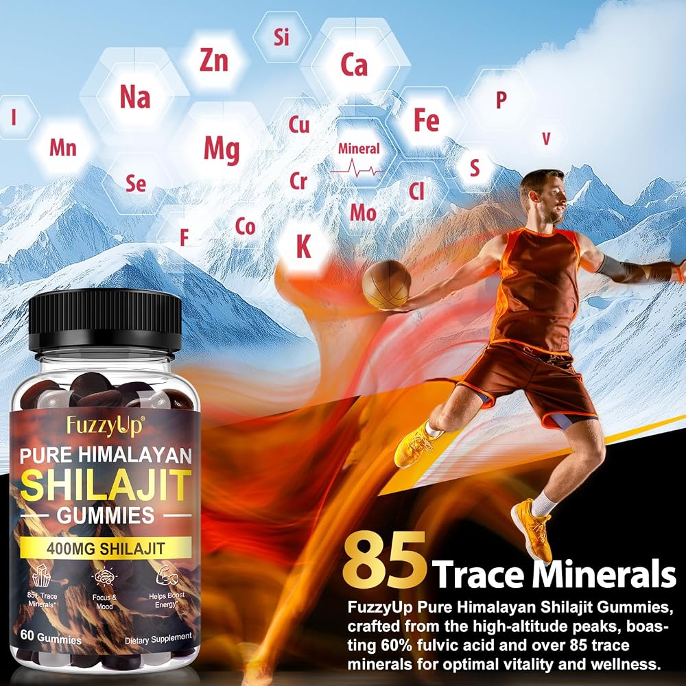ZhuGuaCo Himalayan Shilajit Gummies Energy & Immune Support - 60 Count - image 6
