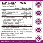 MENXI Multi Collagen Peptides Softgel for Women & Men - Type I II III