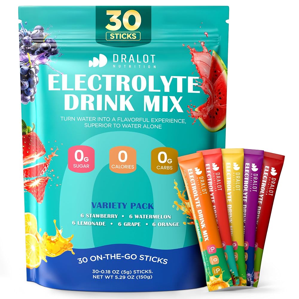 Dralot Nutrition Juicy Splash Sugar Free Electrolytes Powder
