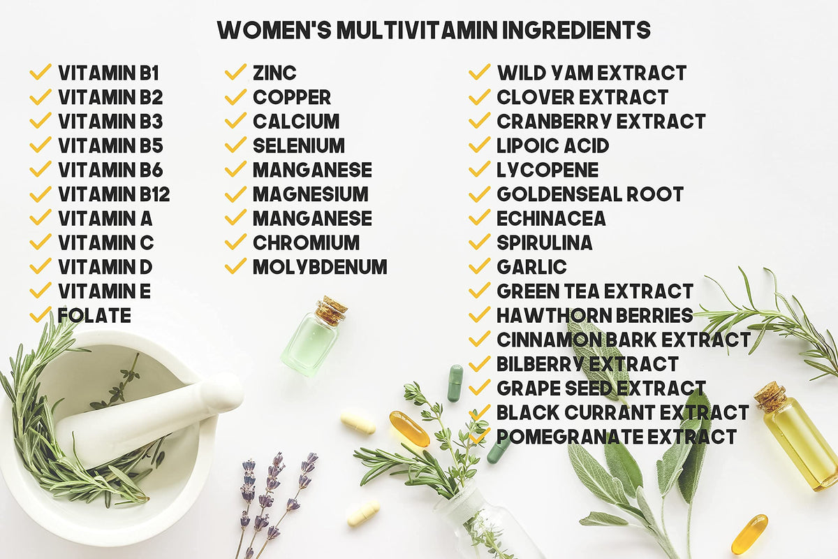 Bulk Buy Multivitamin & Women's Health Blend - Daily Serving