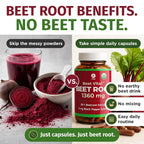 1 Body Beet Root Capsules 1360mg 20:1 Extract - 60 Capsules - image 8