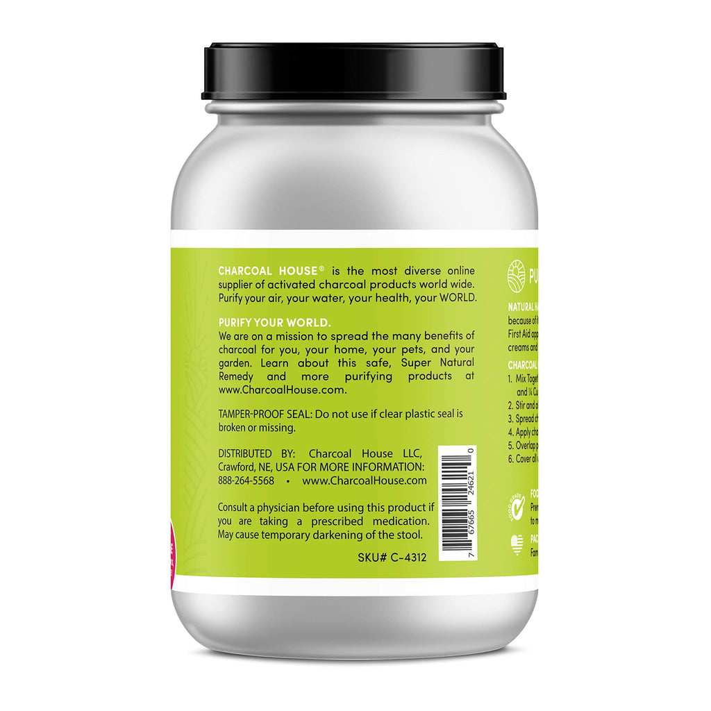 Charcoal House Activated American Hardwood Charcoal Powder
