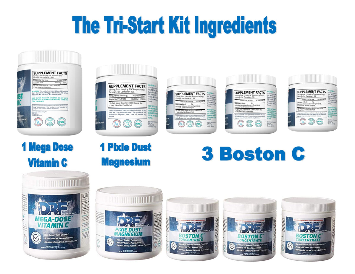 DR.F TRI-Start 30 Day Supply Health Kit - 5 Piece Set - image 3