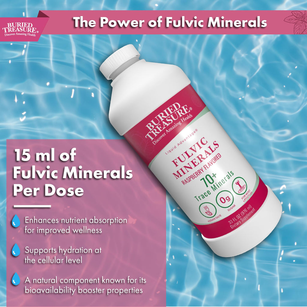 Buried Treasure Fulvic Mineral Complex Liquid - 33 Fl Oz - image 3