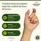 Swanson Triple Magnesium Mineral Complex 400 mg - 60 Capsules - image 3
