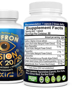 Vision Max 20/20 Eye Support with Lutein & Saffron - 120 Capsules - image 8