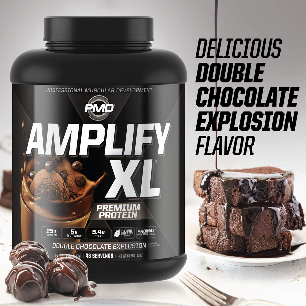 PMD Sports Amplify XL Whey Protein Hydro Greens Blend