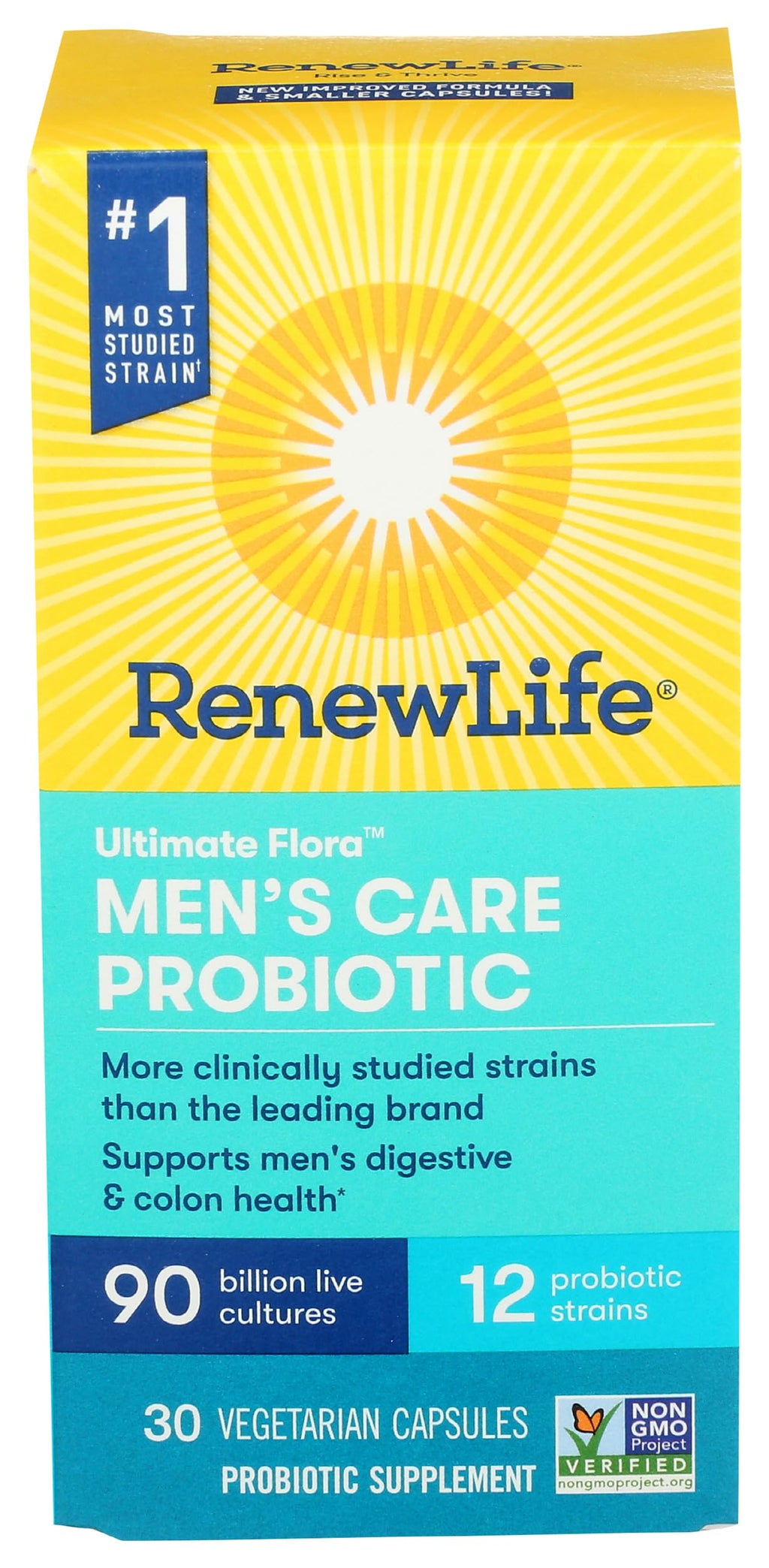 Renew Life Ultimate Flora Men's Care Probiotic - 30 Capsules