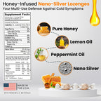 OPTIVIDA Nano Colloidal Silver Lozenges 60 PPM Lemon - 54 Count - image 2
