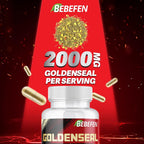 BEBEFEN Goldenseal Root 2000mg Vegetarian Capsules - 60 Count - image 3