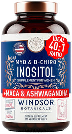 Windsor Botanicals Myo-Inositol & D-Chiro Inositol 40:1 Ratio