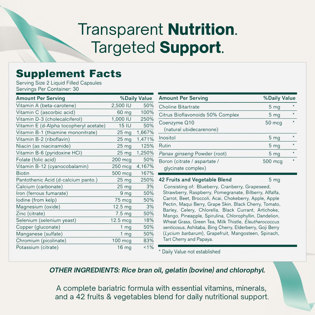 Universal Body Labs Bariatric Liquid Force Vitamin