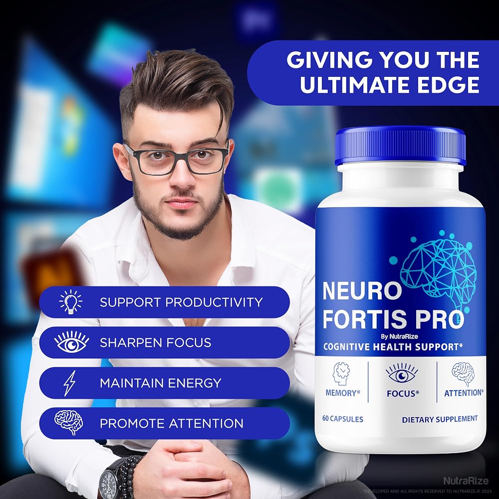NutraRize Neuro Fortis Pro Capsules for Focus & Memory - 300 Capsules - image 4