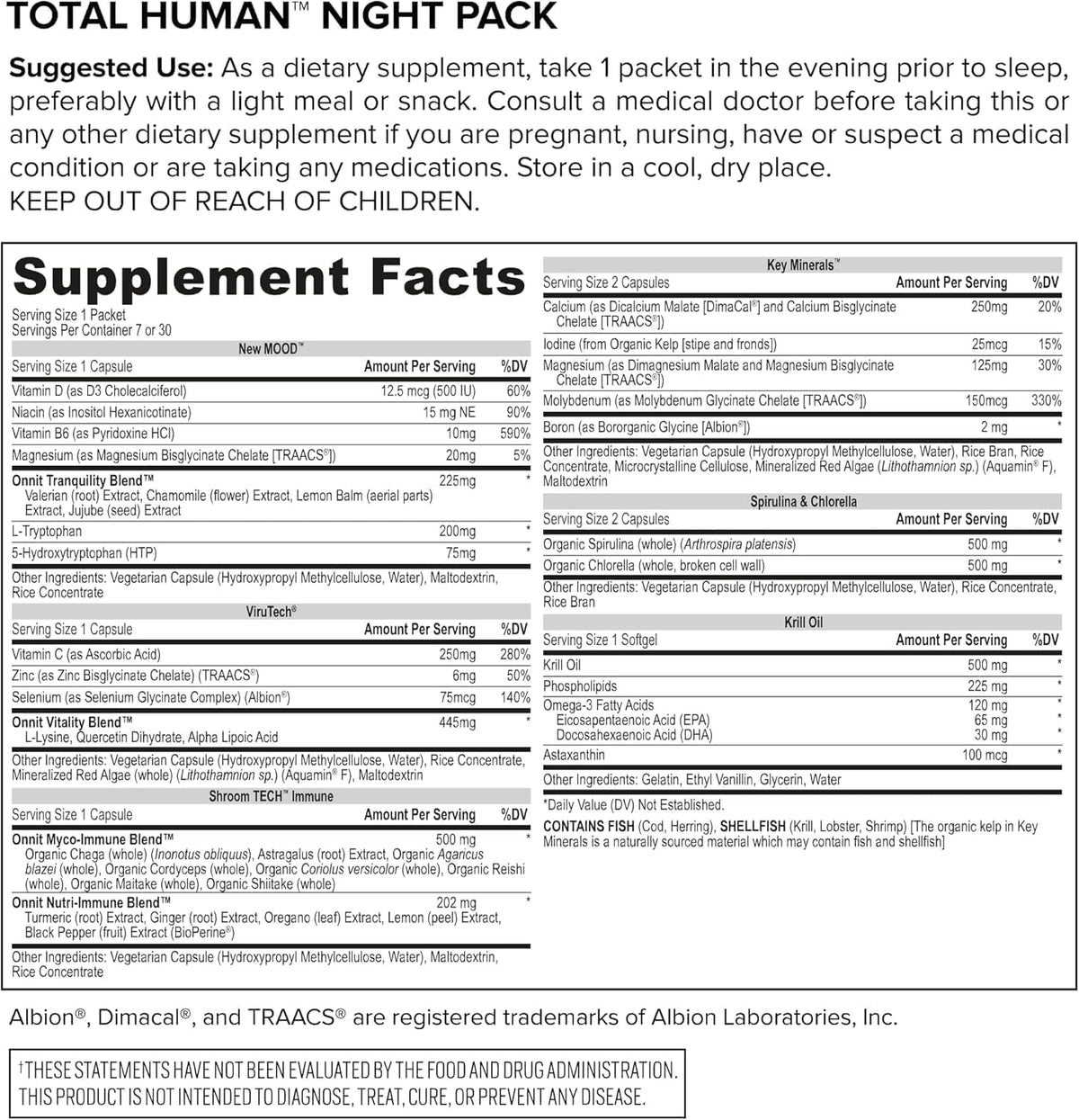 ONNIT Total Human Daily Multivitamin Packs for Men & Women - 30 Count - image 10