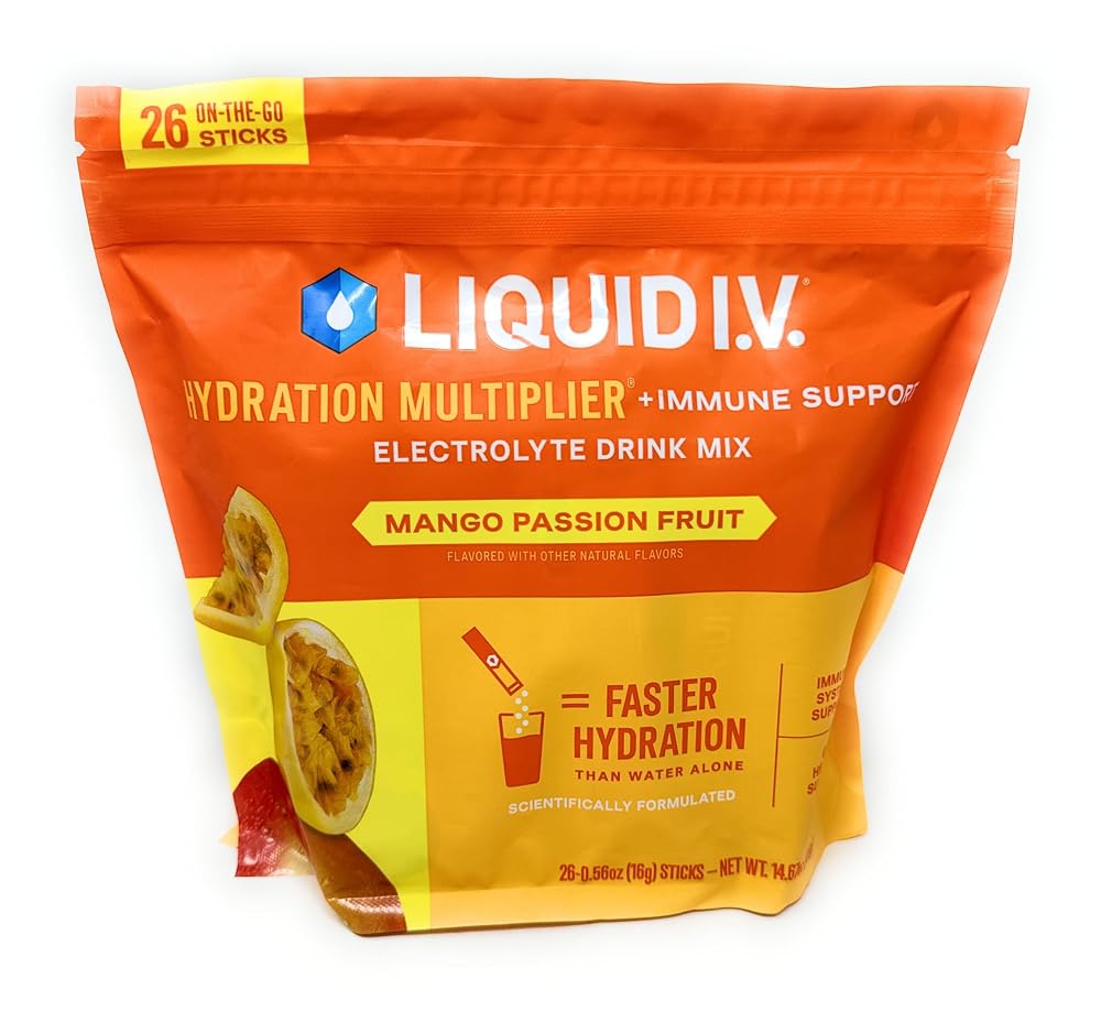 Liquid I.V. Hydration Multiplier Plus Immune Support - 26 Stick Packs