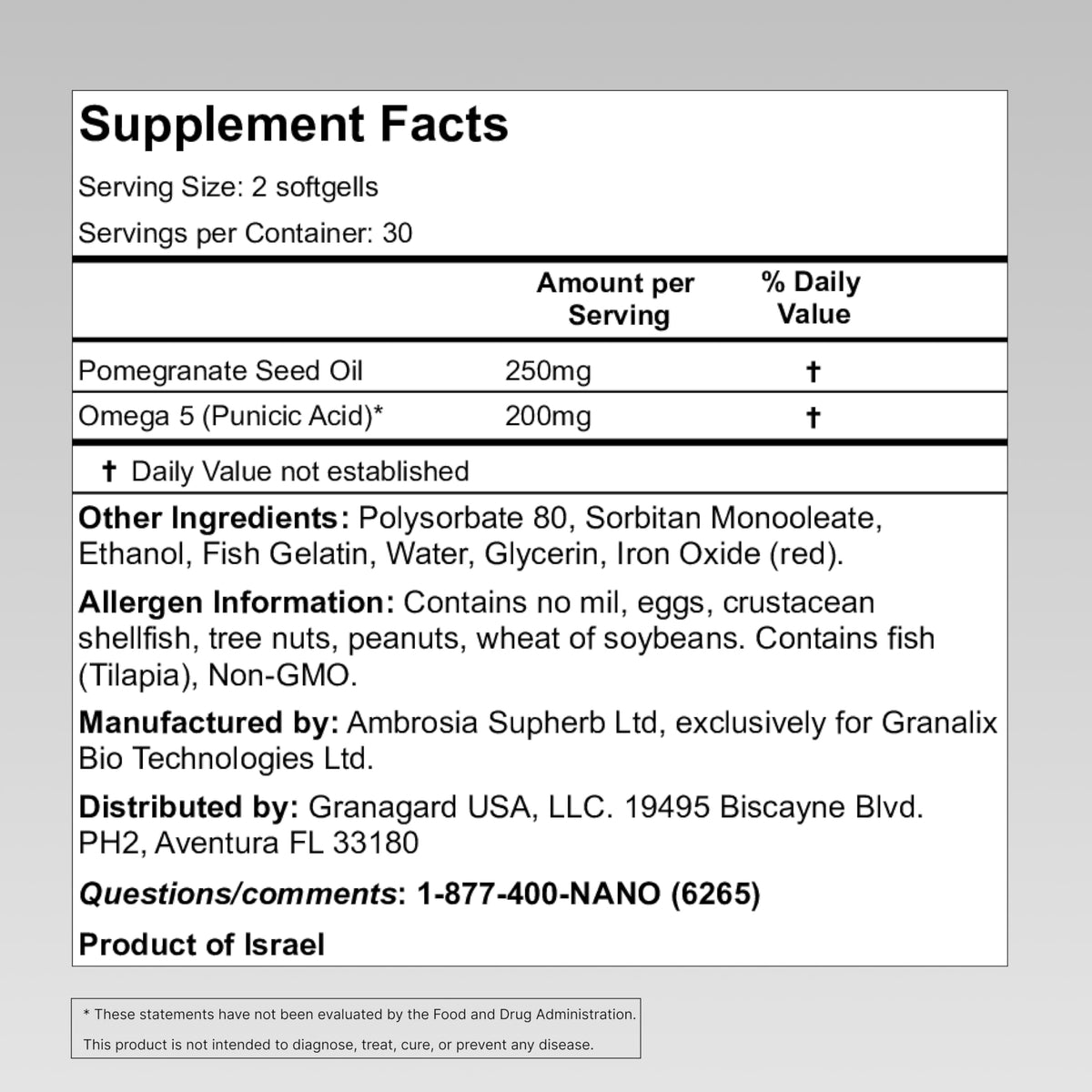GranaGard Nano Pomegranate Brain Supplement - 60 Softgels - image 8
