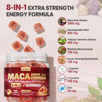 NEVISS Maca Root Filled Gummies 2000mg