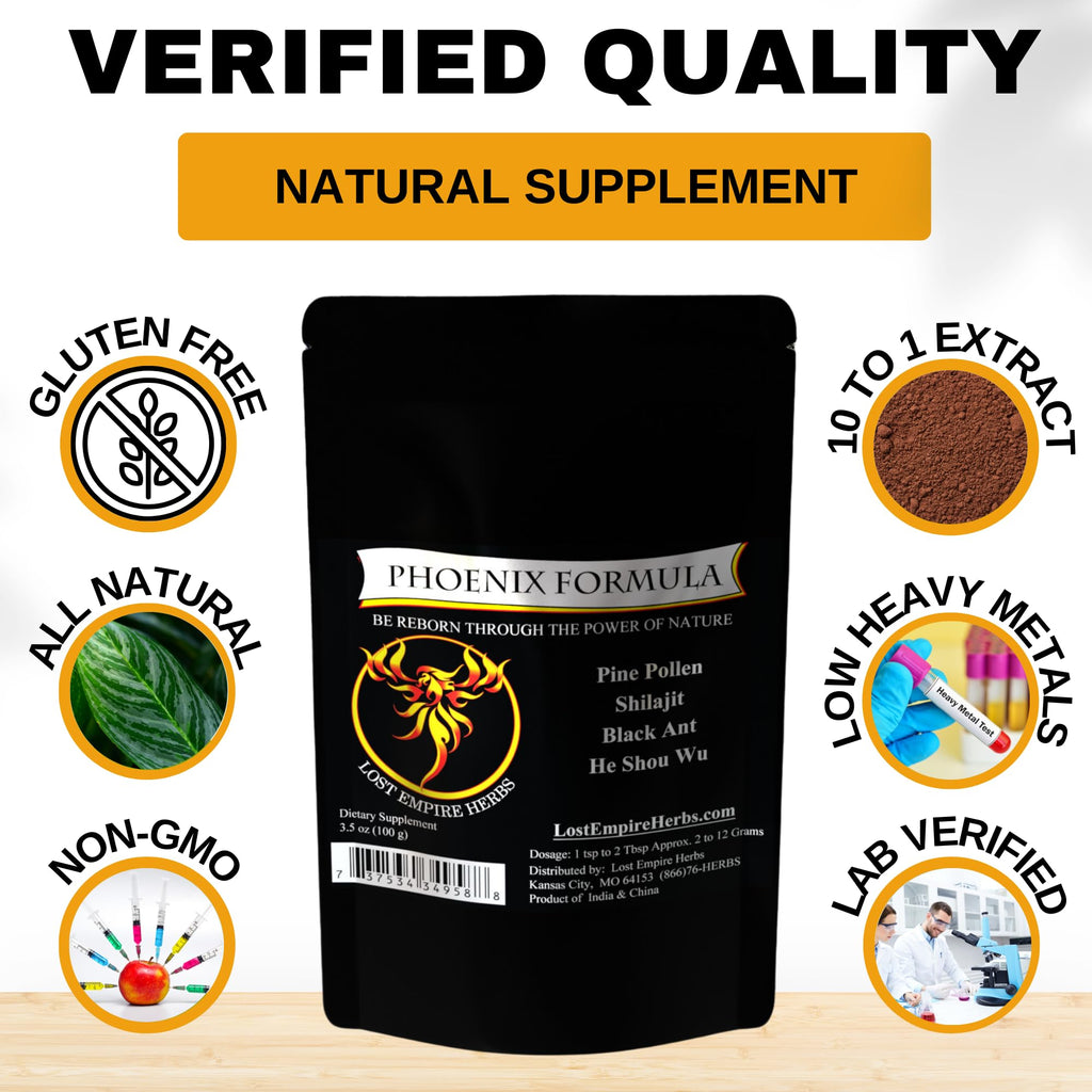 Lost Empire Herbs Phoenix Rejuvenation Formula Energy Blend - 100g - image 5