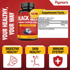 Papnami Black Seed Powder Capsules 750mg - 90 Count - image 5
