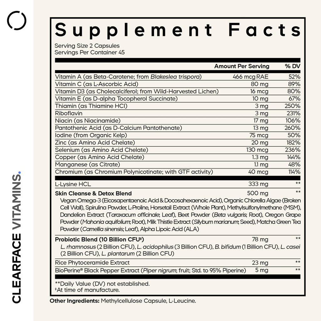 Codeage Clearface Pantothenic Acid
