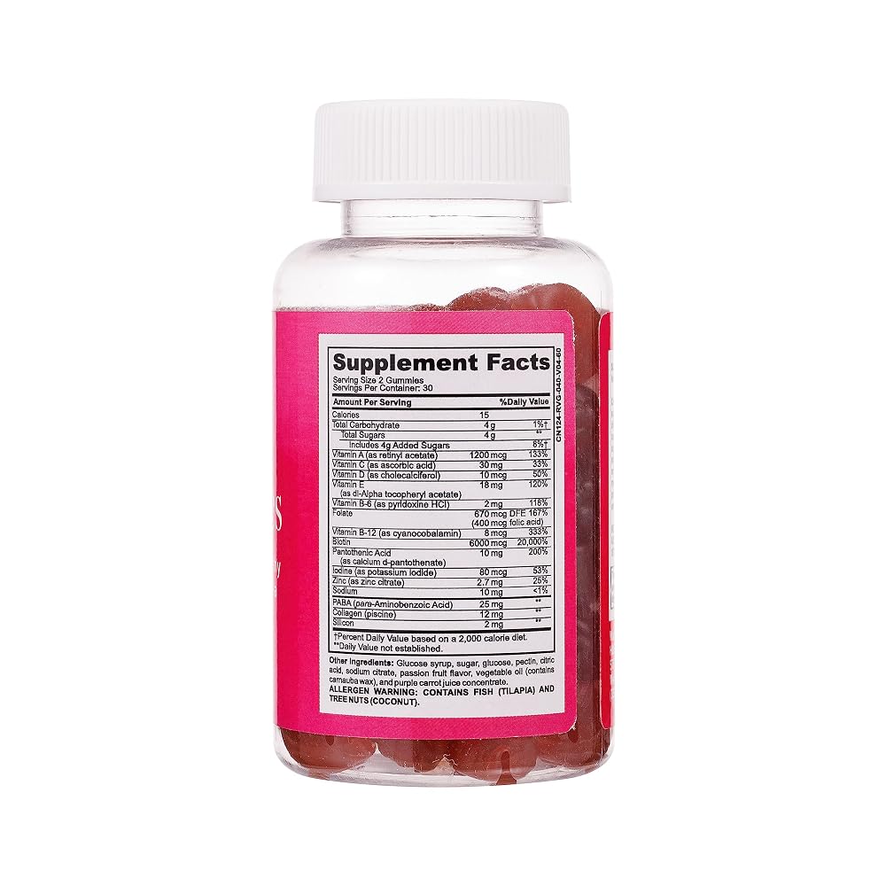 BALANCED SKIN Beauty Bites Biotin Gummy Vitamins - image 8