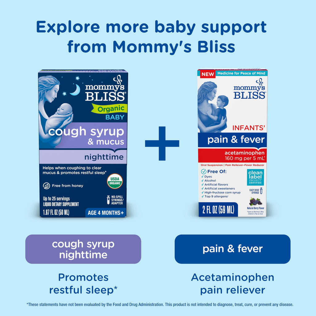 Mommy's Bliss Organic Baby Cough Syrup with Immunity Support - 1.67 Fl Oz - image 7