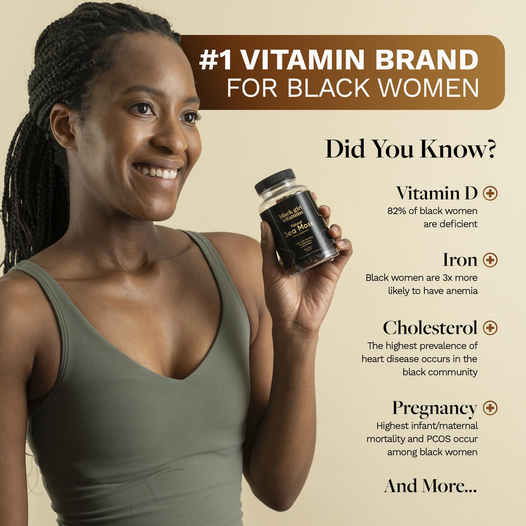 Black Girl Vitamins Irish Sea Moss Gummies - 30 Day Supply - image 6