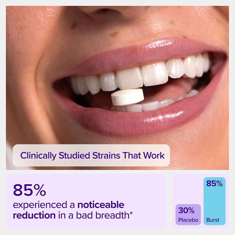 Burst Dental Probiotics for Teeth and Gums - 45 Tablets - image 3