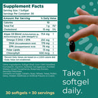 Iwi Omega-3 Essential Plant-Based Algae with EPA + DHA - 30 Softgels - image 6