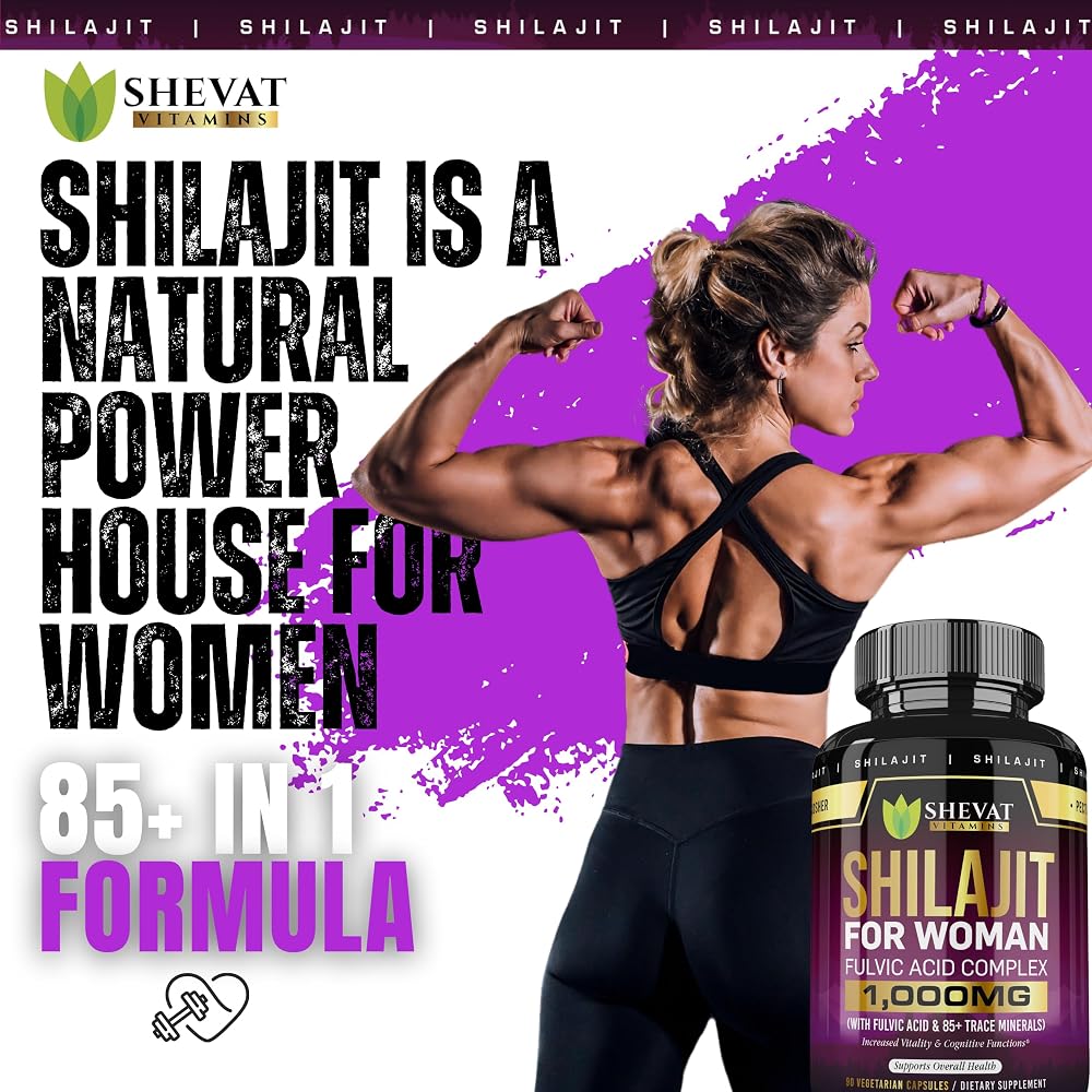 SHEVAT VITAMINS Shilajit 1000 mg Capsules Energy Support - 90 Capsules - image 2